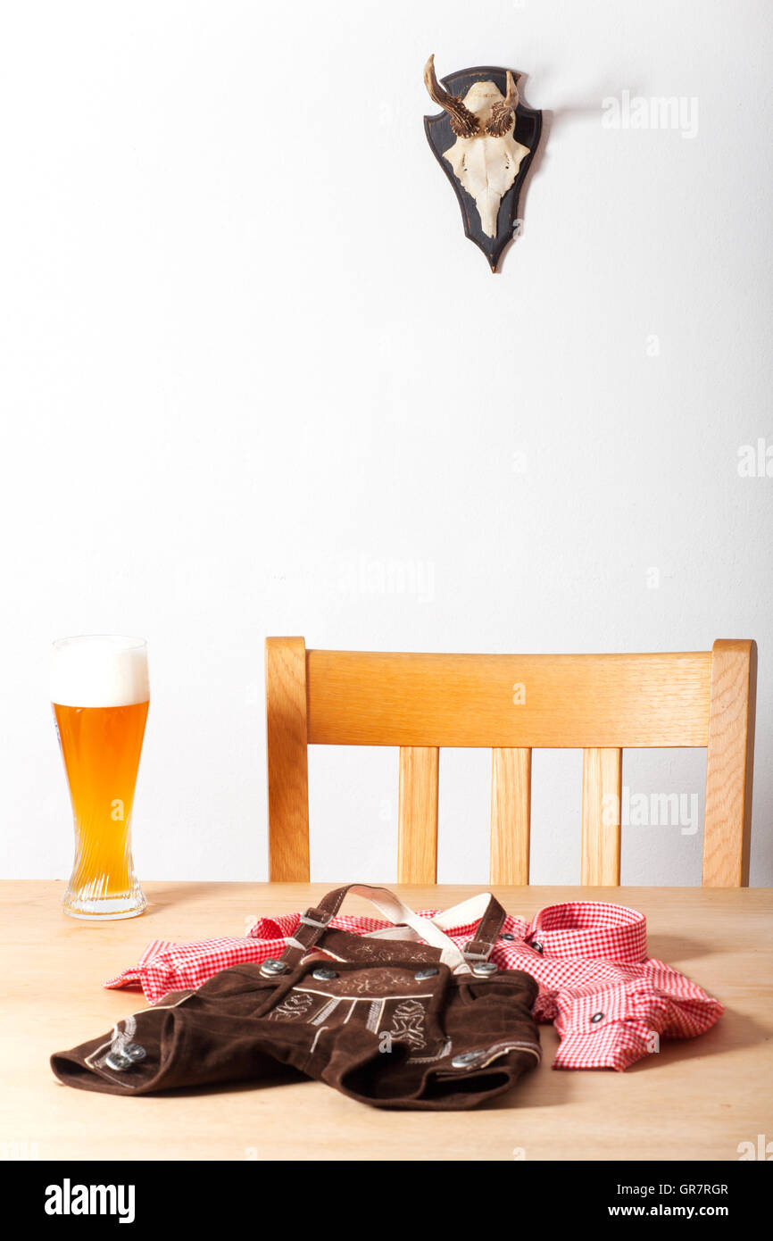 Bayrischer Tracht Stockfoto