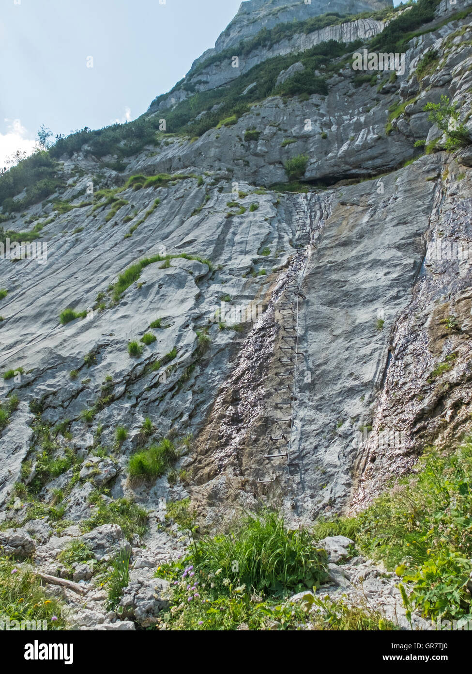 Via Ferrata Stockfoto