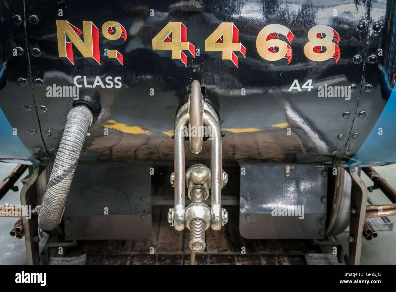 York. Yorkshire-Nord-England. Im National Railway Museum. Stockente A4 Pacific... Anzahl 4468 Stockfoto