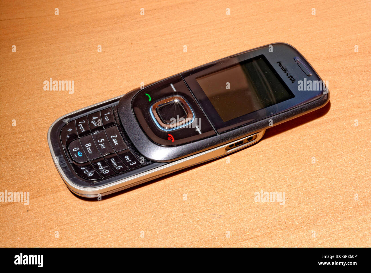 Gebrauchten alten Handy, Handy Stockfoto