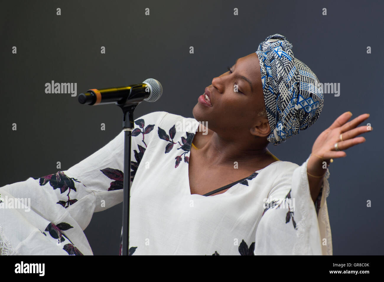 Liv Warfield in Pori Jazz 2015 Stockfoto