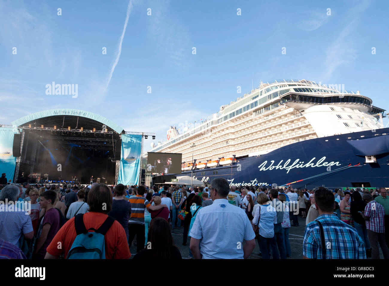 Kiel, Deutschland, 5. Juni 2015 Tui Cruises tauft seine neue Cruise Schiff Quot Mein Schiff 4 Quot Stockfoto