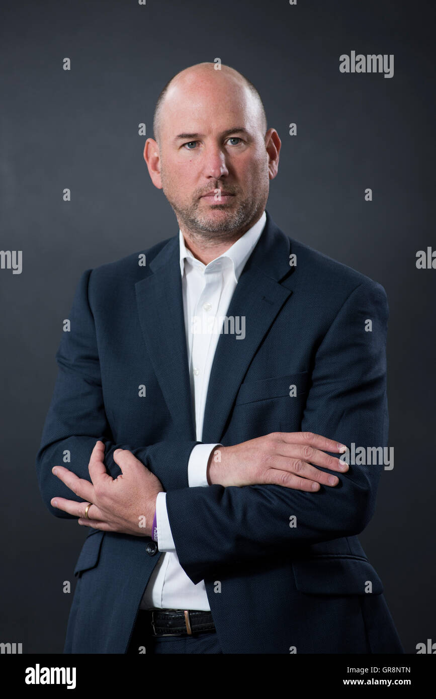 Britisch/amerikanische Sachbuch-Autor, Journalist und ehemaliger Dokumentarfilmer Thomas Harding. Stockfoto