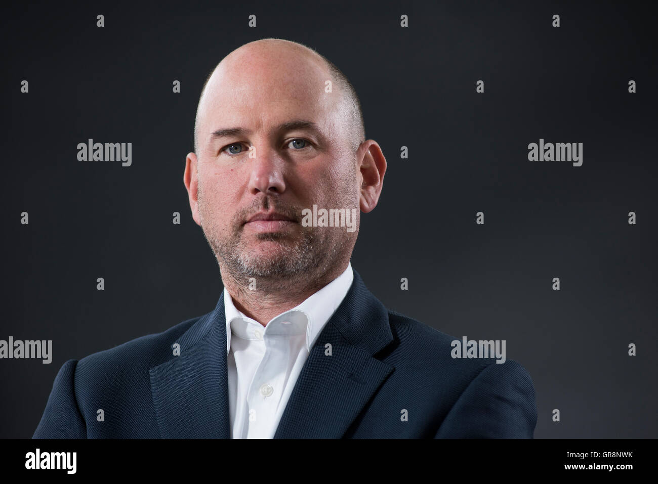Britisch/amerikanische Sachbuch-Autor, Journalist und ehemaliger Dokumentarfilmer Thomas Harding. Stockfoto