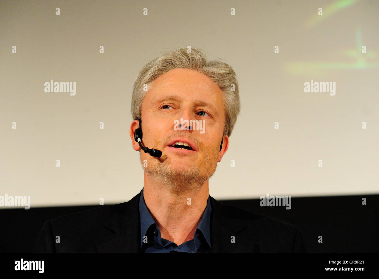 Florian Scheuba-Komiker Stockfoto