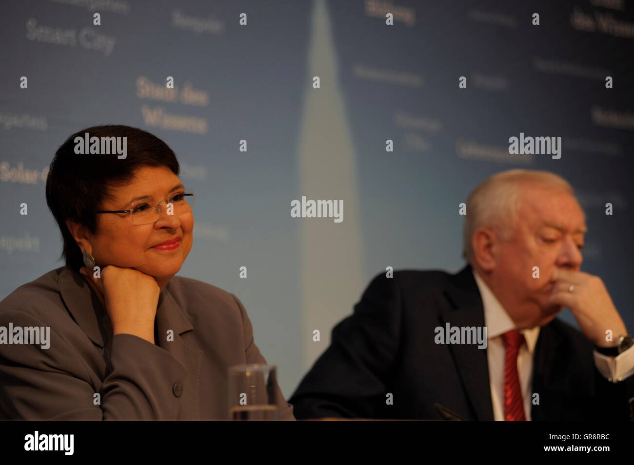 Renate Brauner, stellvertretender Bürgermeister von Wien, Dr. Michael Häupl, Bürgermeister von Wien und Gouverneur Stockfoto