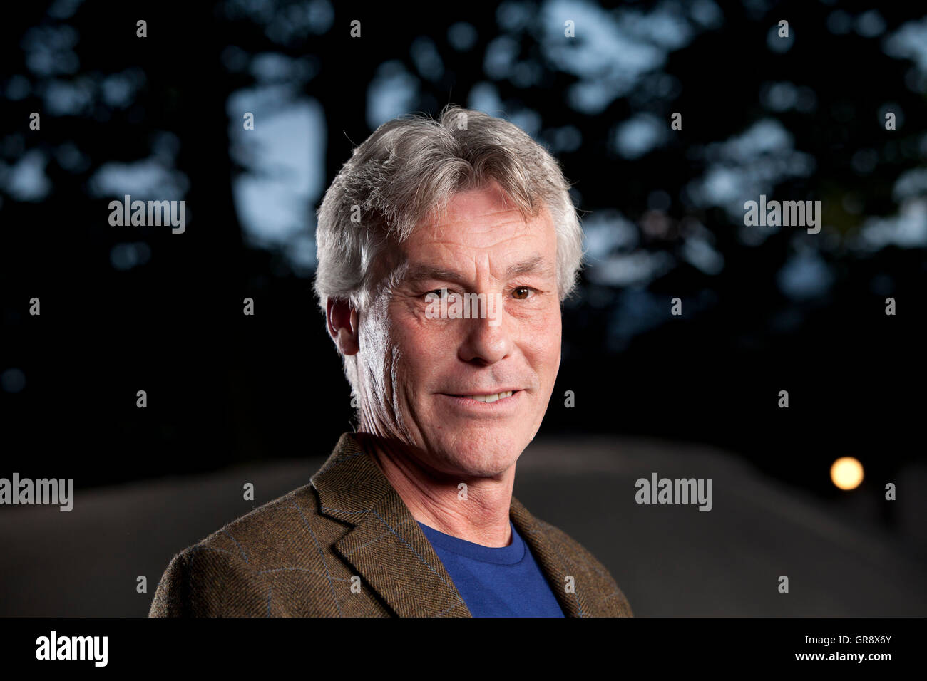 J M Gulvin, Großbritannien geboren Verbrechen und Sachbuchautor, auf dem Edinburgh International Book Festival. Edinburgh, Schottland. 28. August 2016 Stockfoto