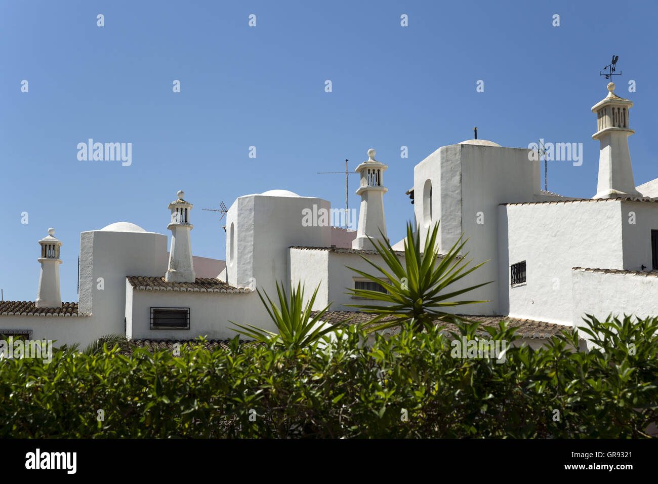 Ferienhäuser In Armacao De Pera, Algarve, Portugal, Europa Stockfoto