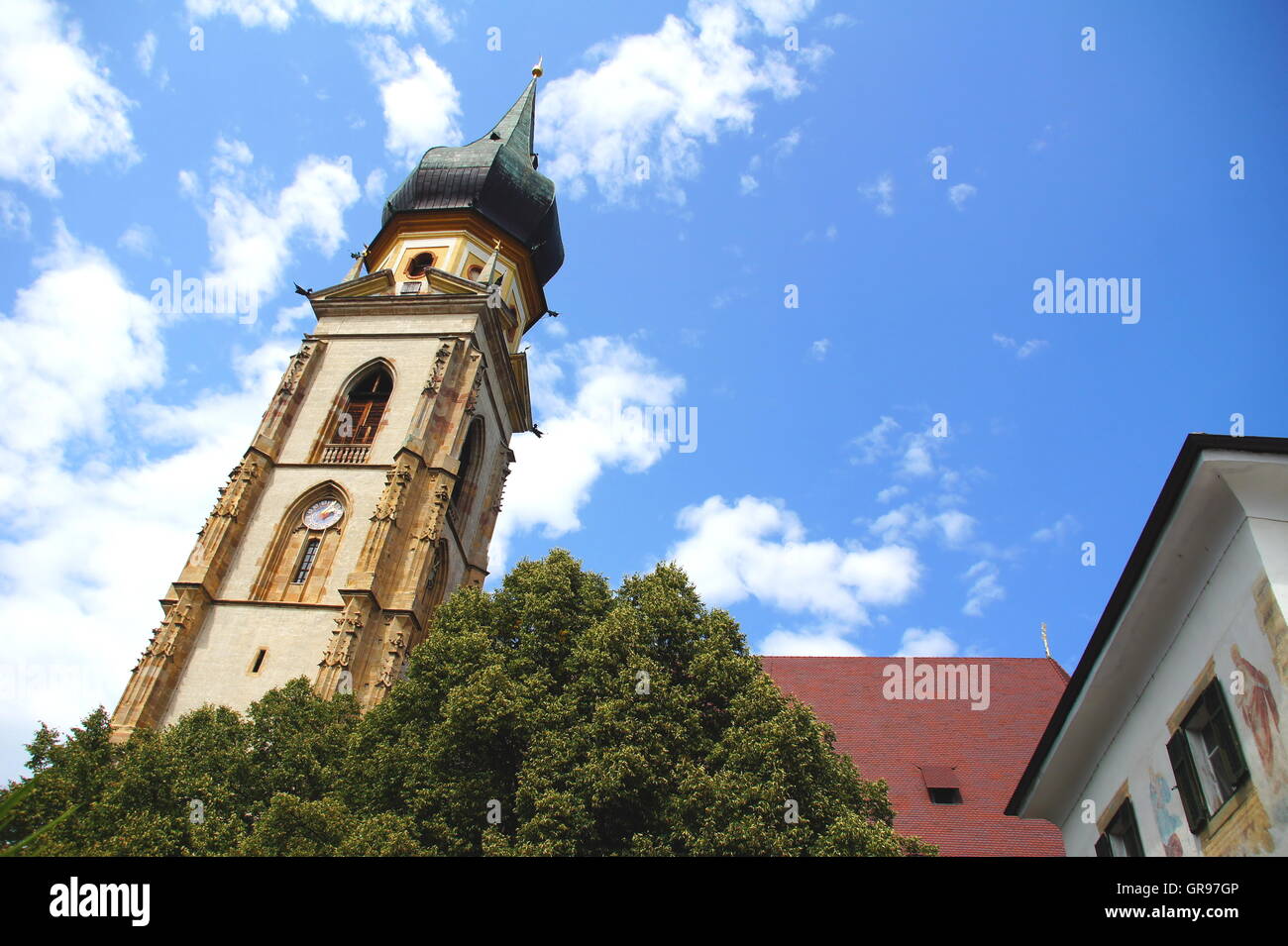 Chiesa di San Paolo in Eppan bei Bozen In Südtirol Stockfoto