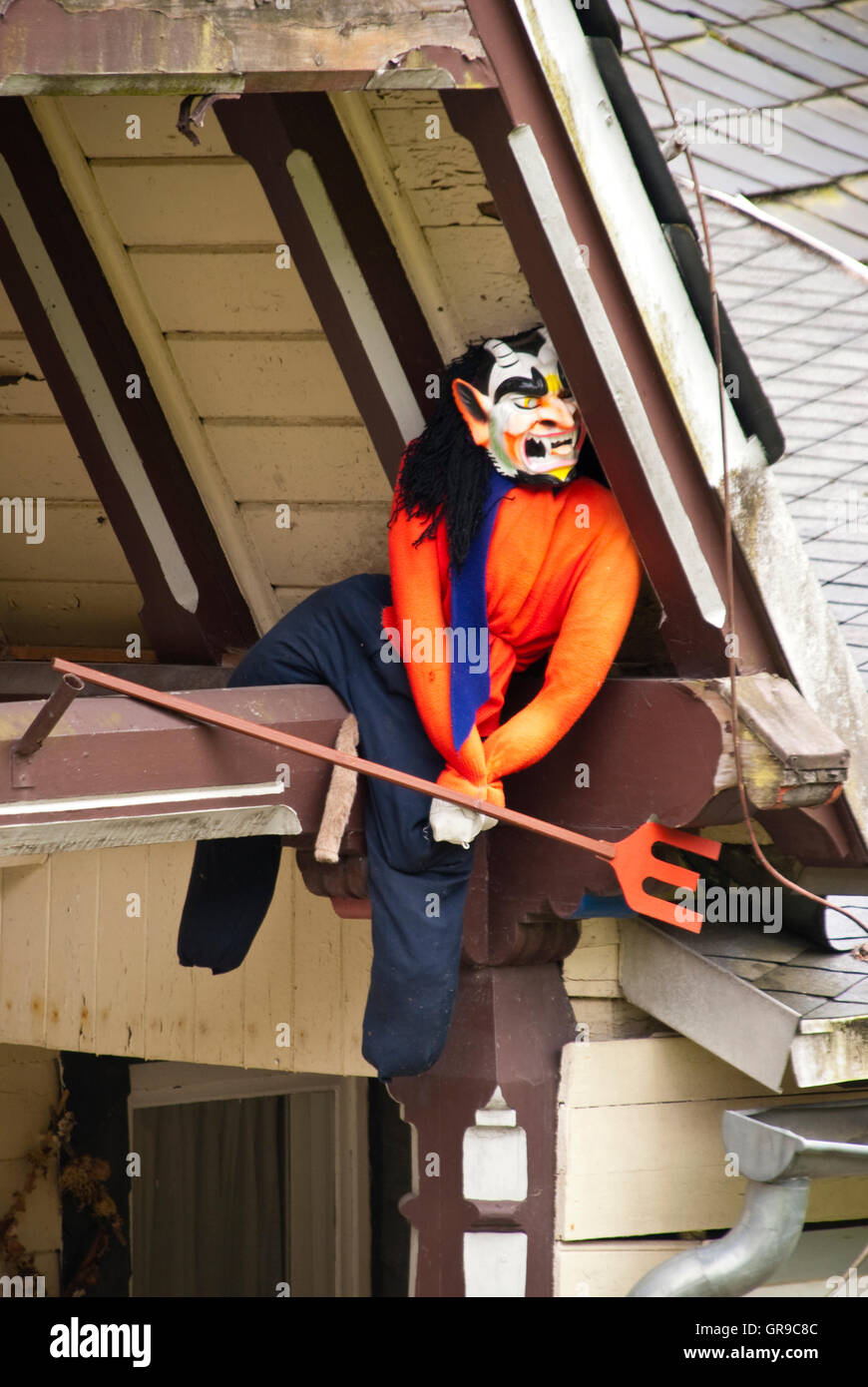 Hexe im Harz Stockfoto