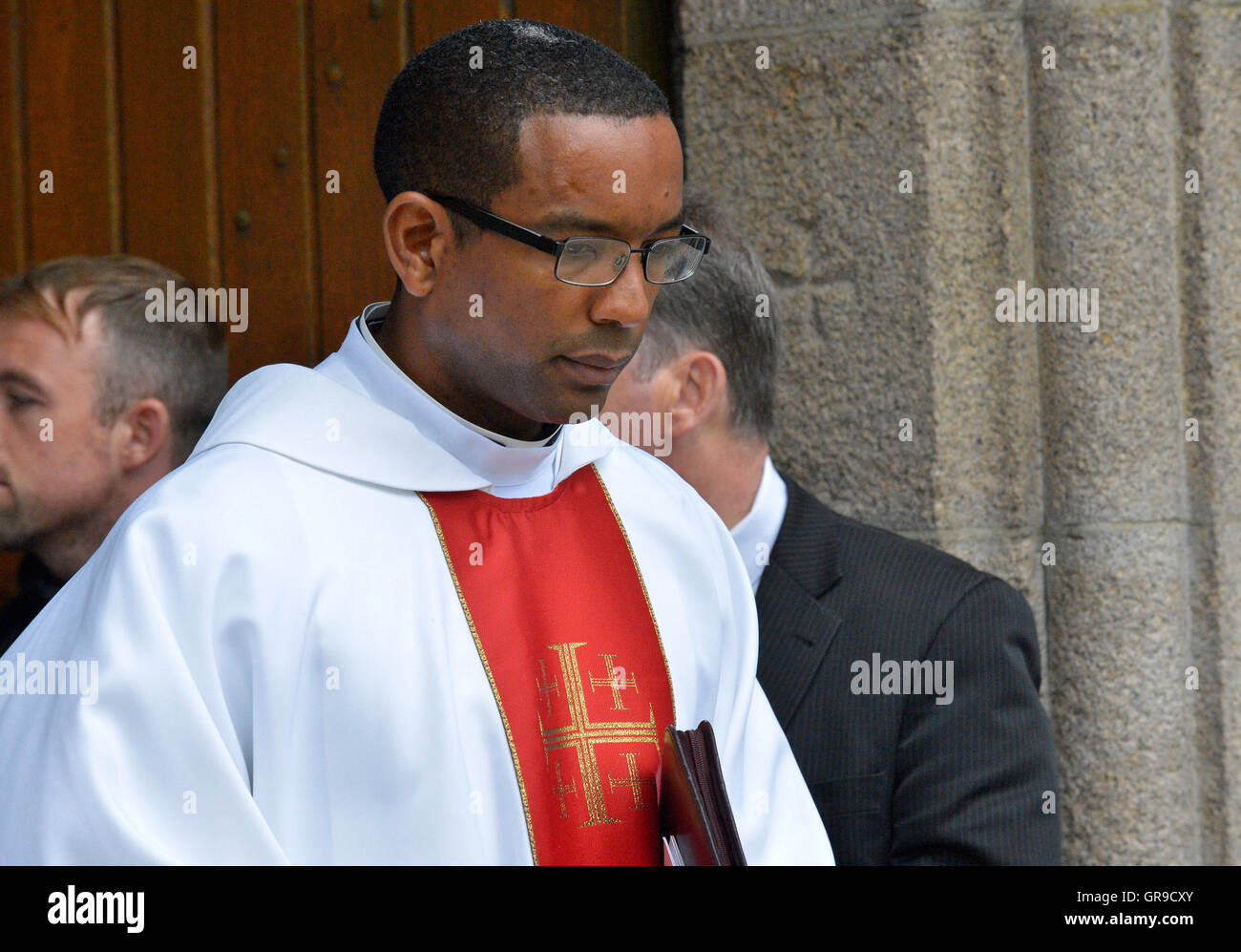 Die sehr Rev Monsignore Amaury Medina Blanco, Sekretär und stellvertretender Leiter der Mission der Apostolischen Nuntiatur, Irland. © George Sw Stockfoto