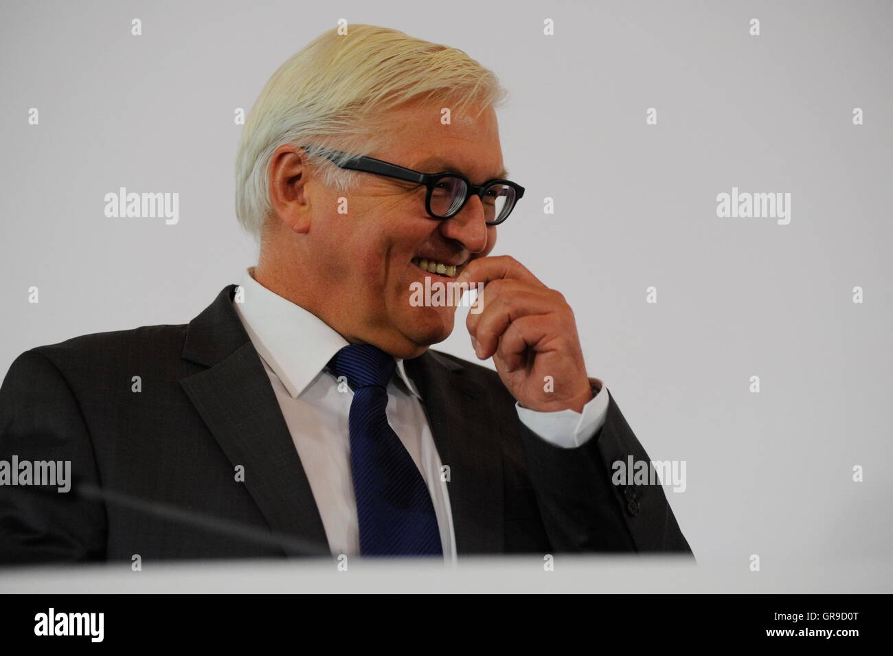 Bundesminister Frank-Walter Steinmeier Stockfoto