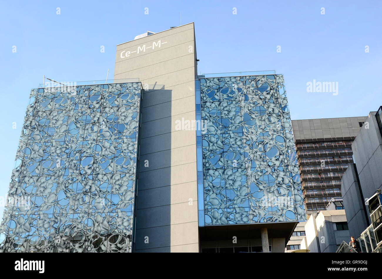 Neue allgemeine Krankenhaus Vienna, neue Wiener AKH, Forschungszentrum für Molekulare Medizin Stockfoto