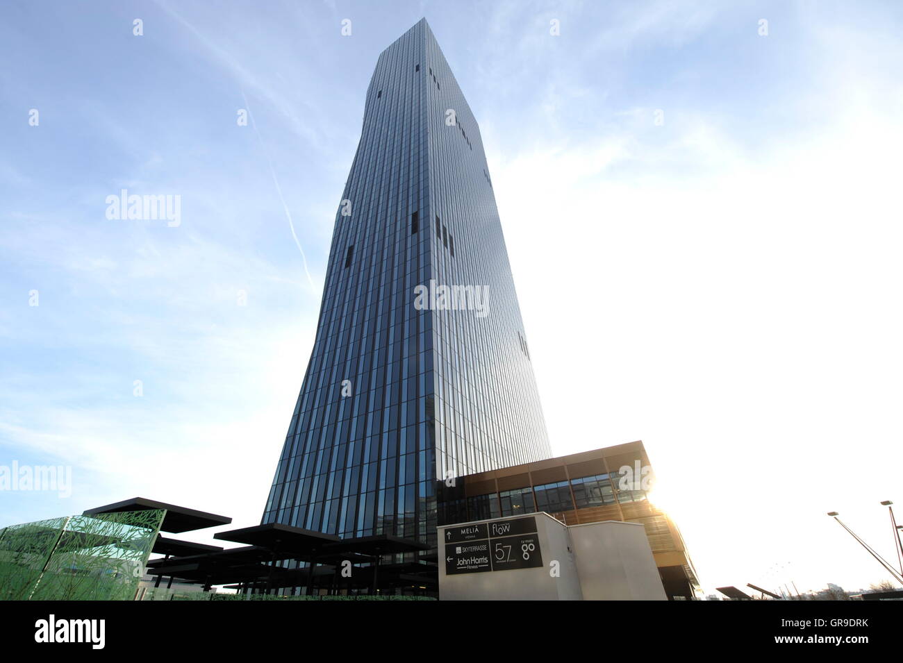 Donau City Tower, Vienna Stockfoto