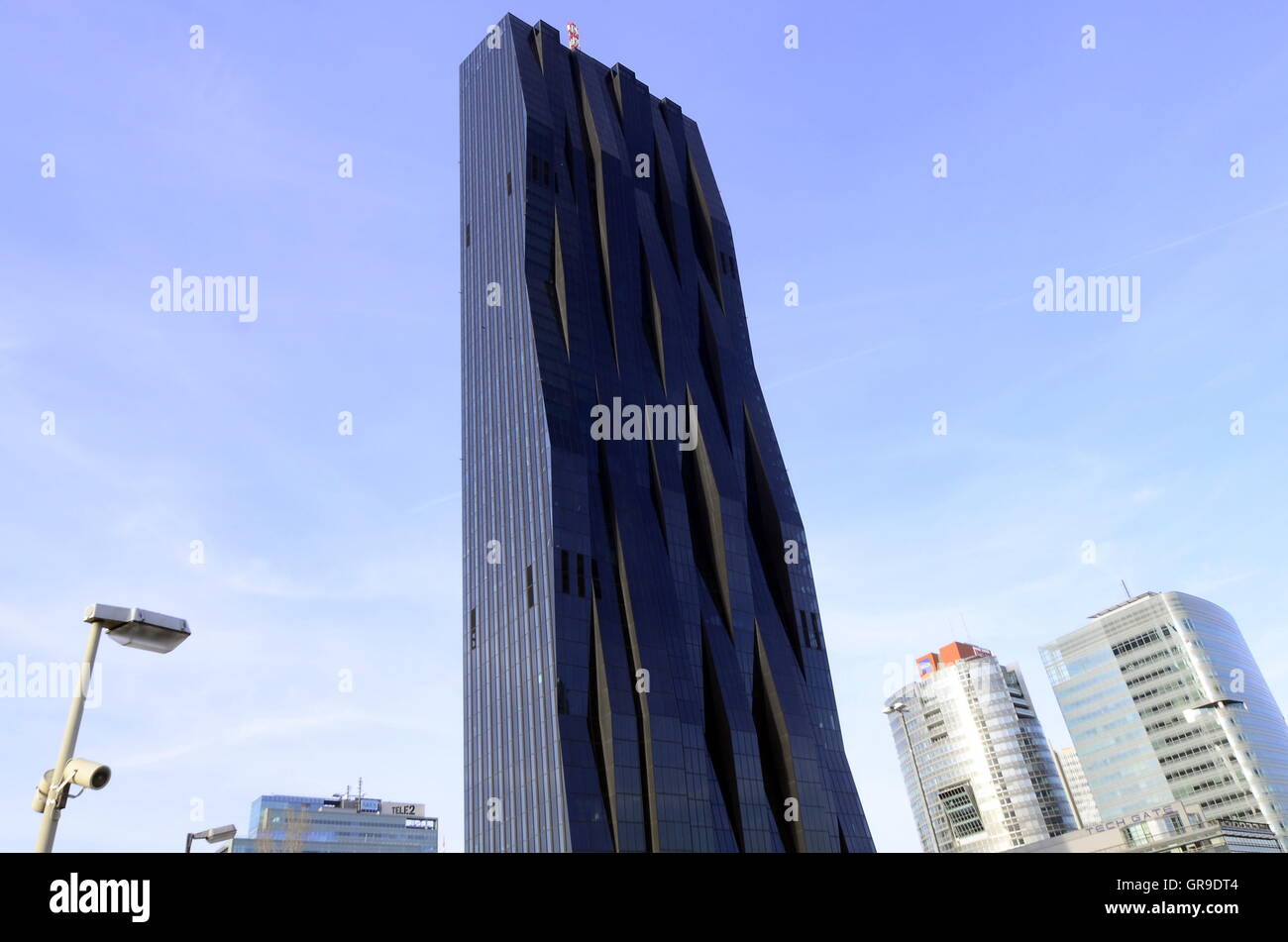 Donau City Tower, Vienna Stockfoto