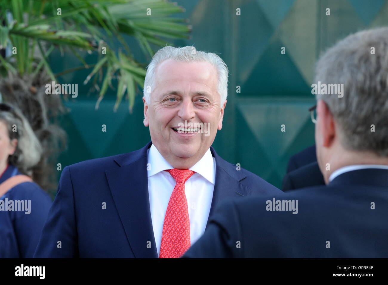 Auftaktveranstaltung für den intensiven Wahlkampf von Rudolf Hundstorfer Stockfoto