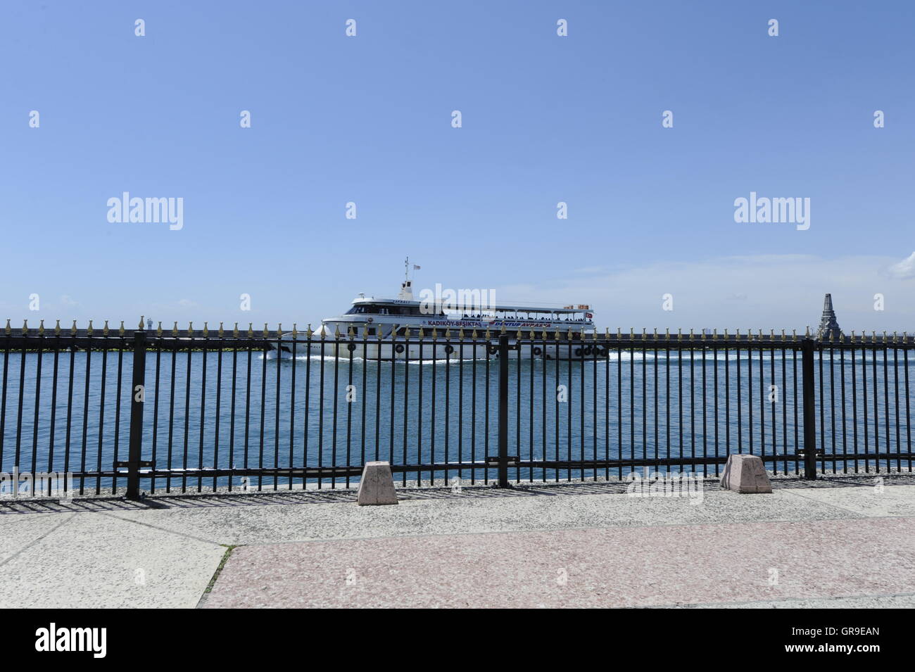 Port Bereich Haydarpasa, asiatischen Teil von Istanbul Stockfoto