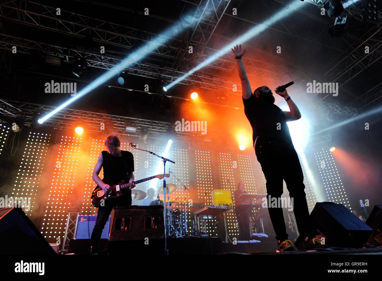 Frittenbude Konzert Stockfoto