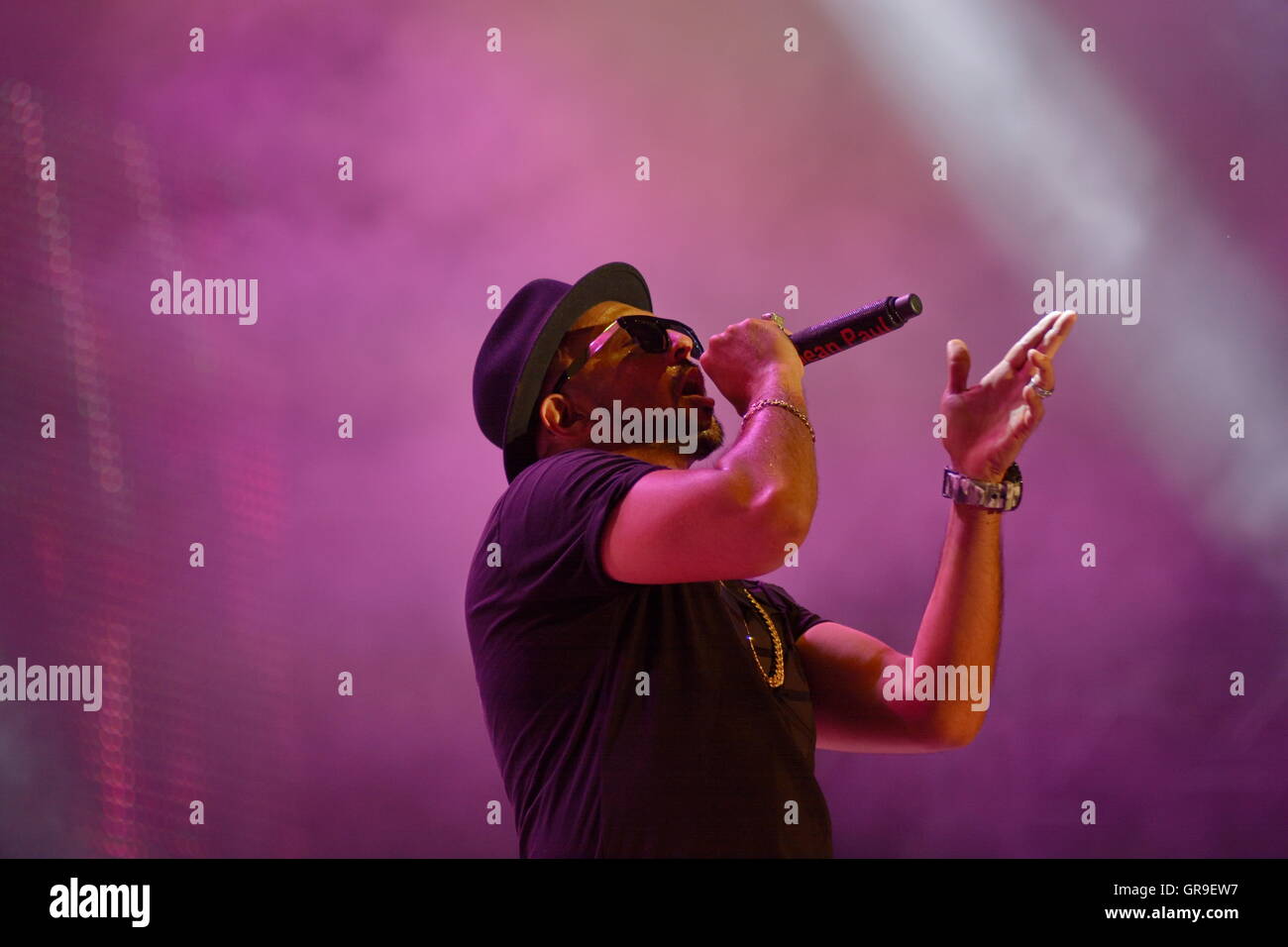 Sean Paul In Konzert Stockfoto