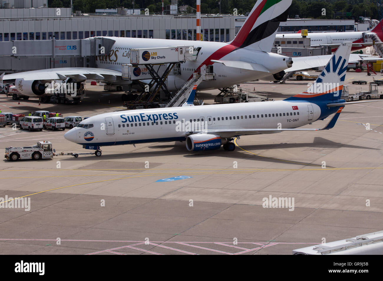 Eine 380-800 Emirates Stockfoto