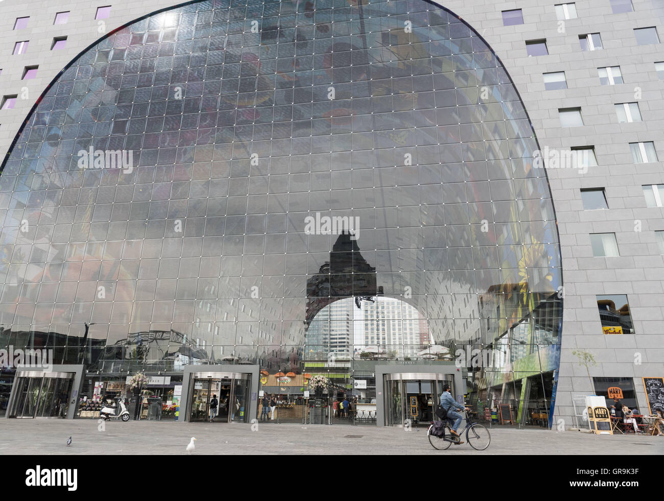 Neue Markthalle Rotterdam Stockfoto