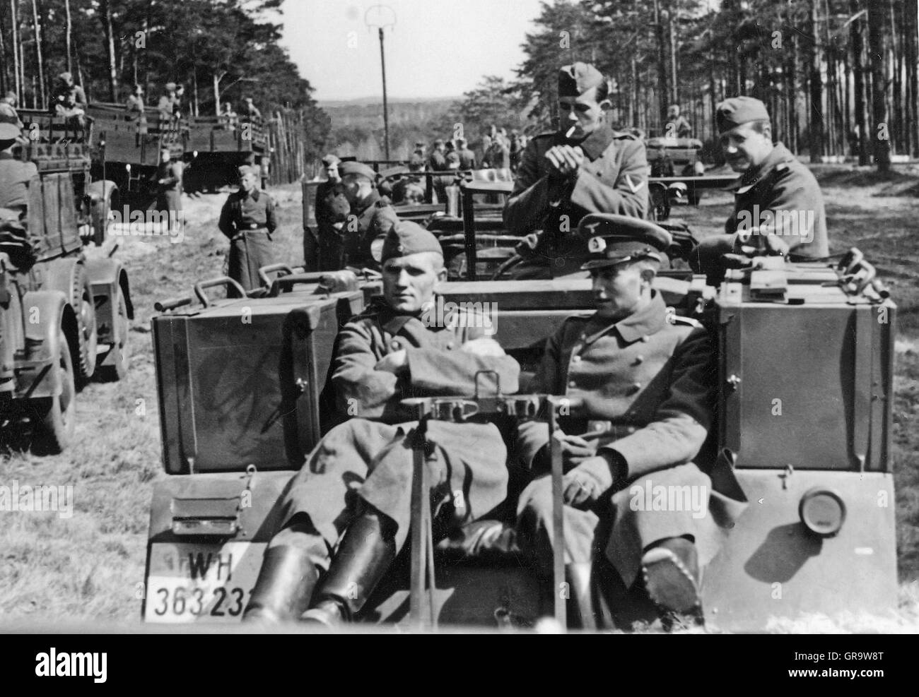 Deutsche Soldaten In 1941 während des zweiten Weltkriegs Stockfoto