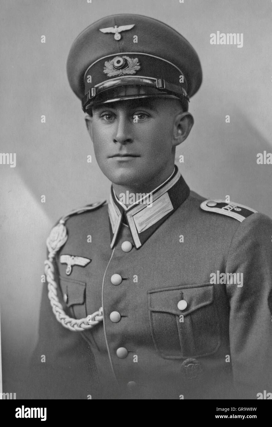 Deutscher Soldat In Uniform im Jahre 1934 Stockfoto