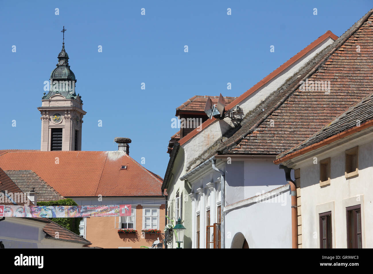 Kirche In Rust am Neusiedler See im Burgenland In Österreich Stockfoto