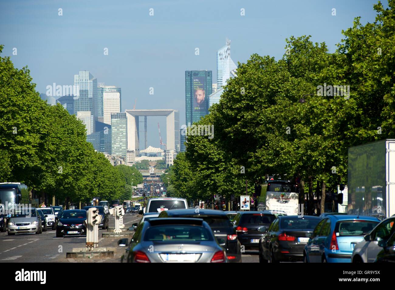 Moderne Paris Stockfoto