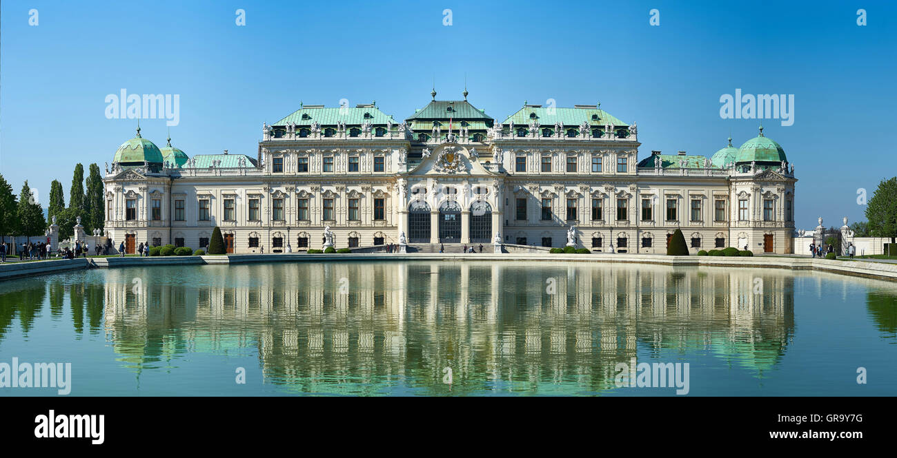 Schloss Belvedere Stockfoto