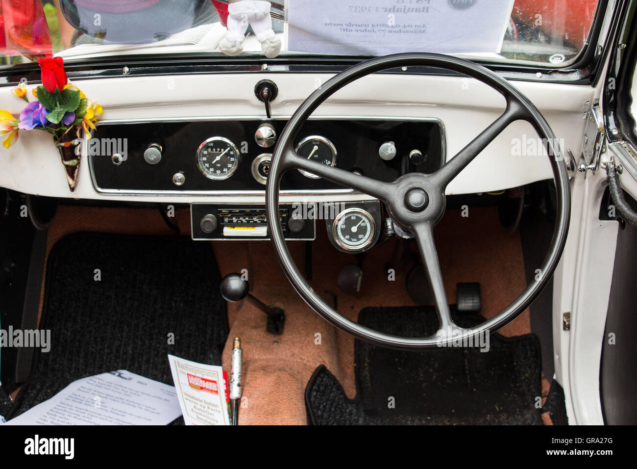 Fiat 500 Topolino Stockfoto