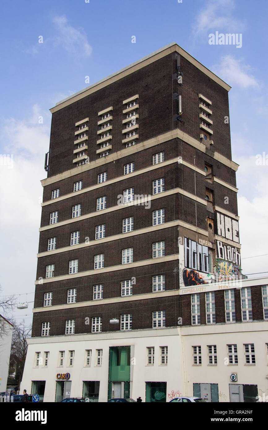 Wasserturm Süd Hauptbahnhof Dortmund Stockfoto