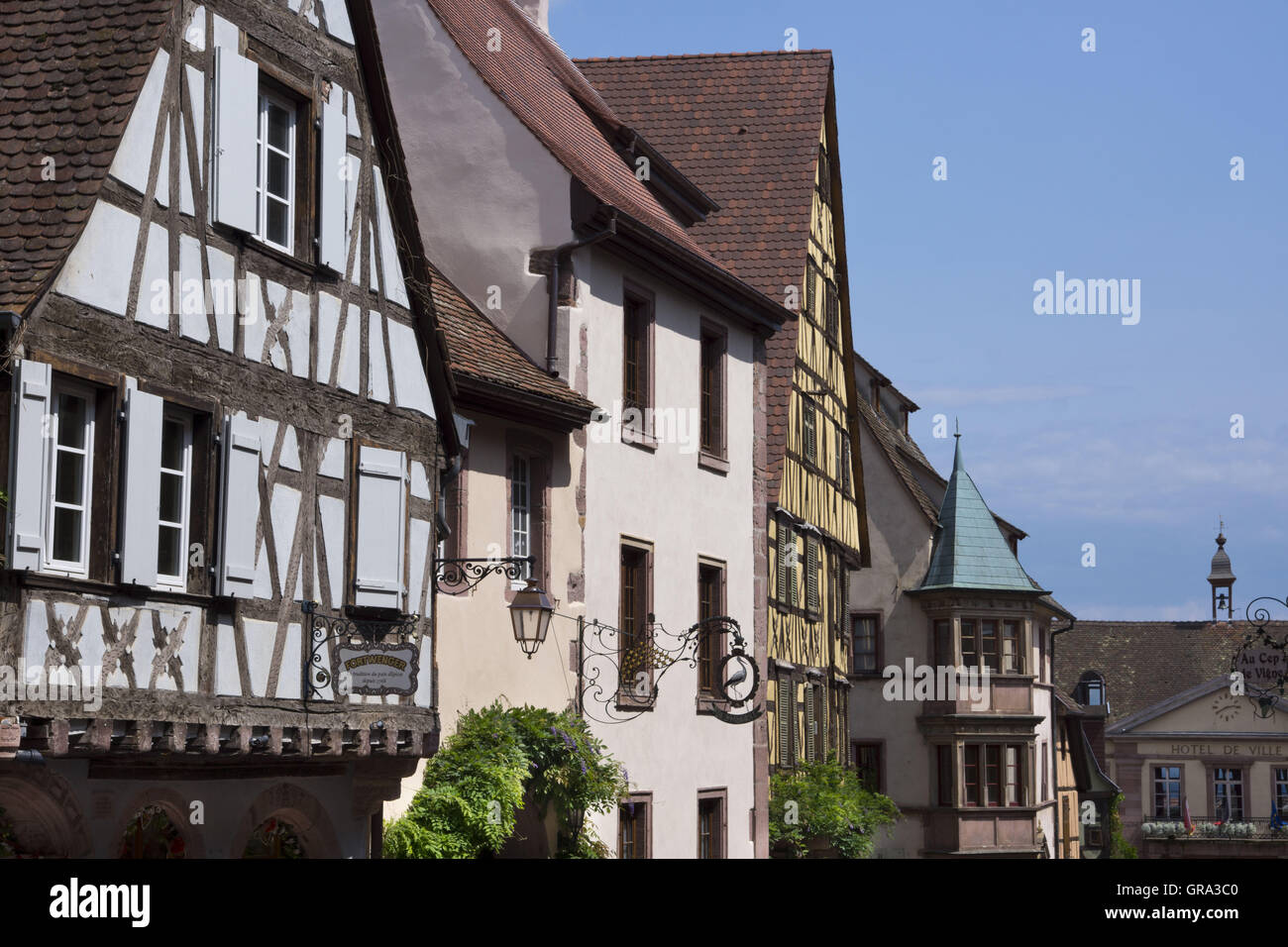 Riquewihr, Elsass, Departement Haut-Rhin, Frankreich, Europa Stockfoto