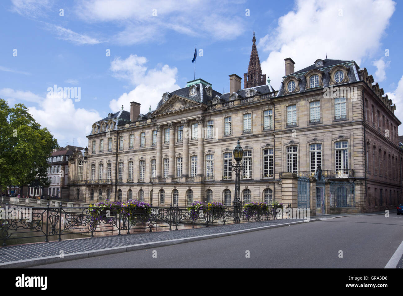 Rohan-Palast, Straßburg, Unesco World Heritage Site, Elsass, Frankreich, Europa Stockfoto