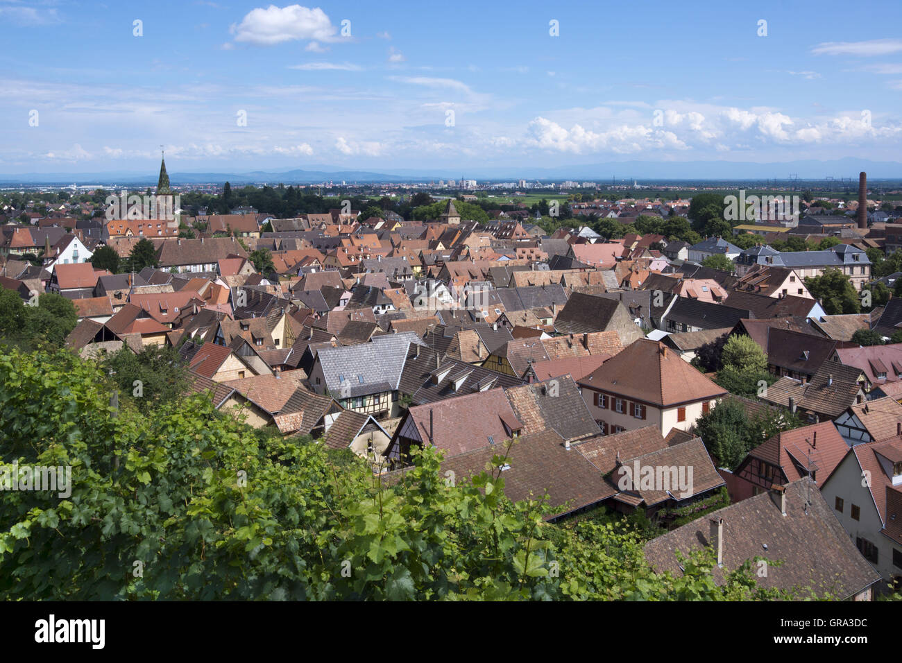Turckheim, Departemant Haut-Rhin, Elsass, Frankreich, Europa Stockfoto