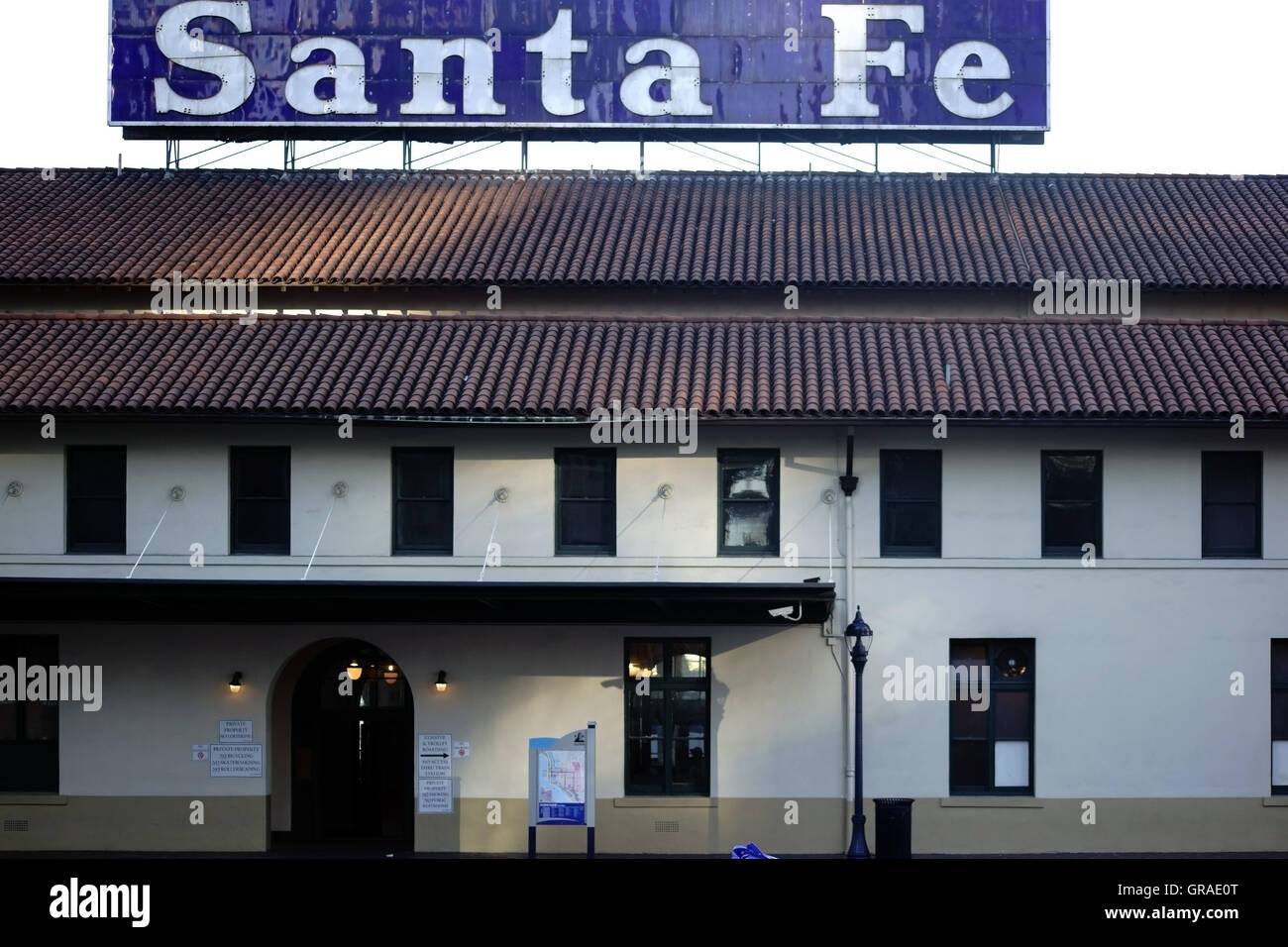 Bahnhof Santa Fe In San Diego Stockfoto