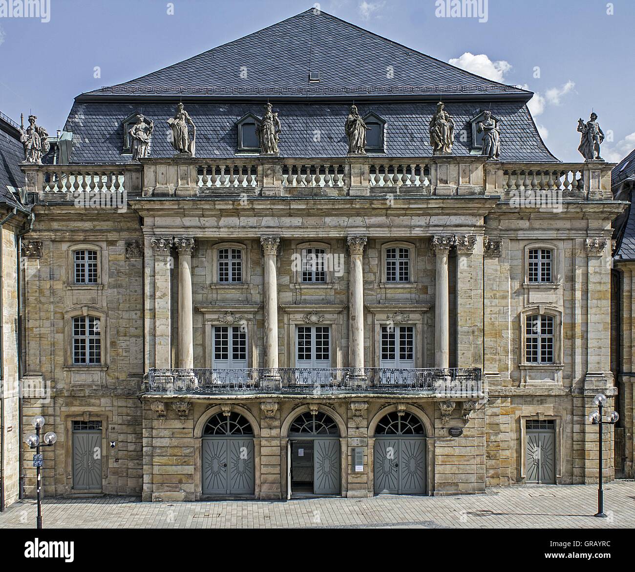 Markgraf S Opernhaus In Bayreuth, ein einzigartiges Denkmal der barocken Theaterkultur Stockfoto
