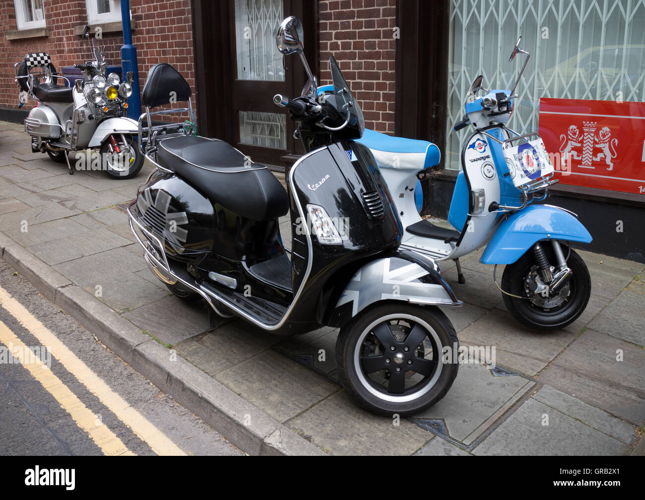 Vespa Roller Stockfoto