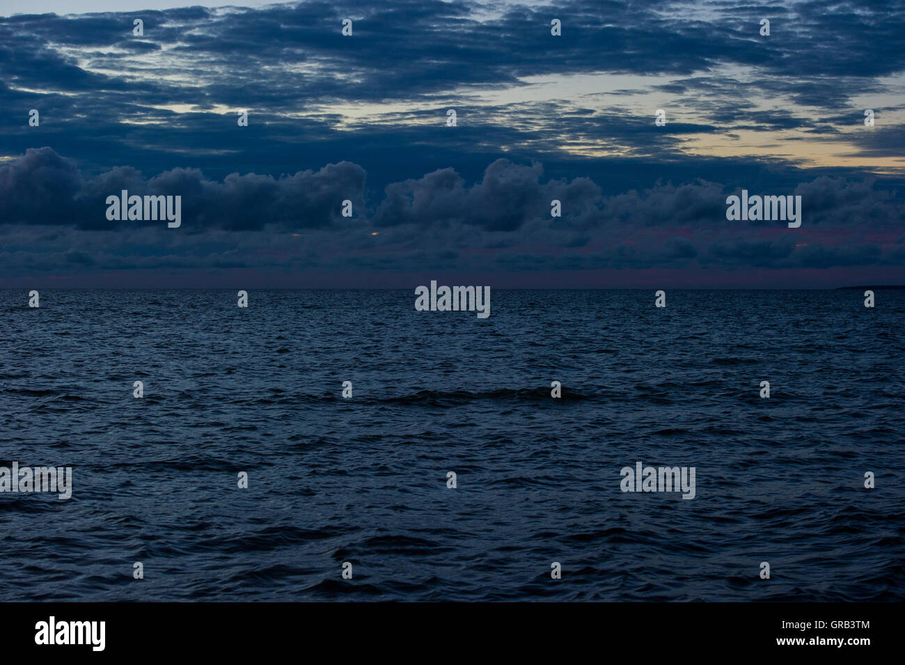 Blick auf die Ostsee vom Pirita Strand in Tallinn, Estland Stockfoto