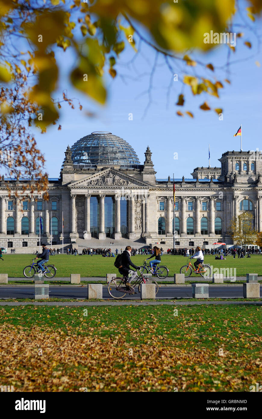 Reichstag In Berlin, Deutschland Stockfoto