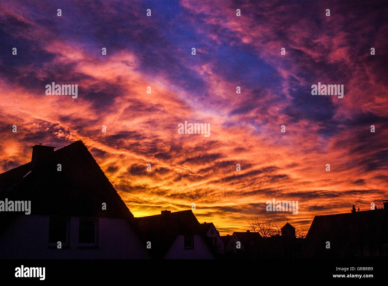 Sonnenuntergang Stockfoto