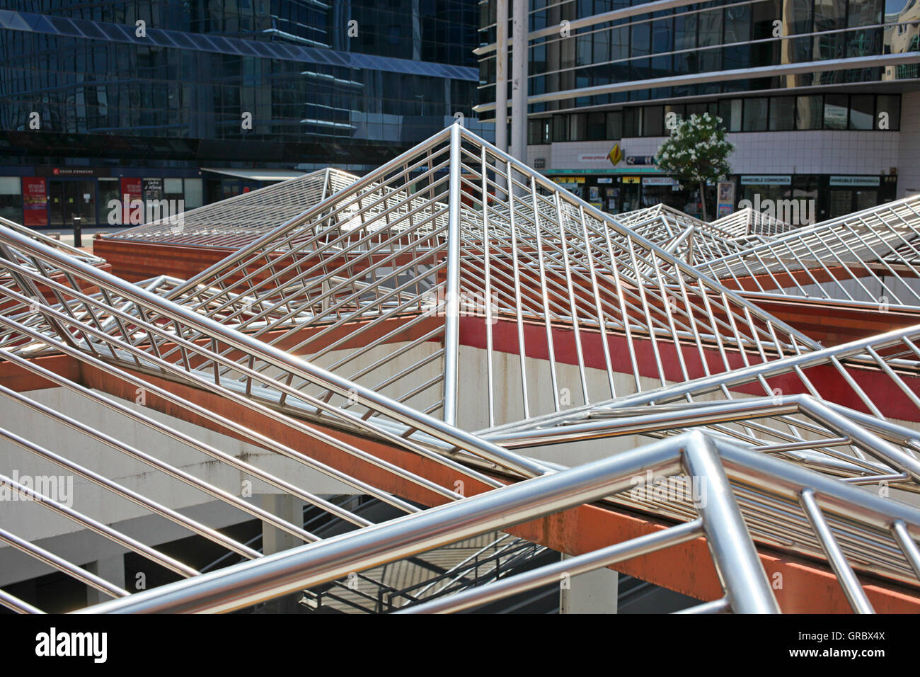 Porte De L'Arenas, Business Center und Bürogebäuden Stockfoto