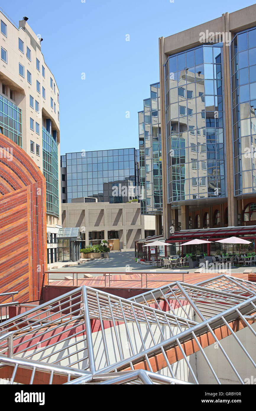 Porte De L'Arenas, Business Center und Bürogebäuden Stockfoto