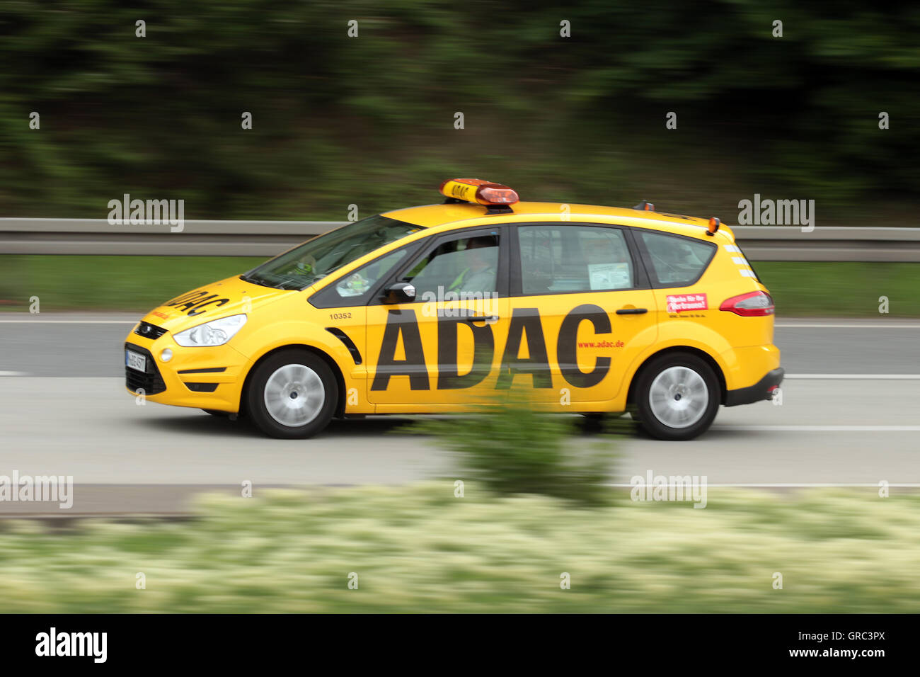 ADAC Service Mobil Stockfoto
