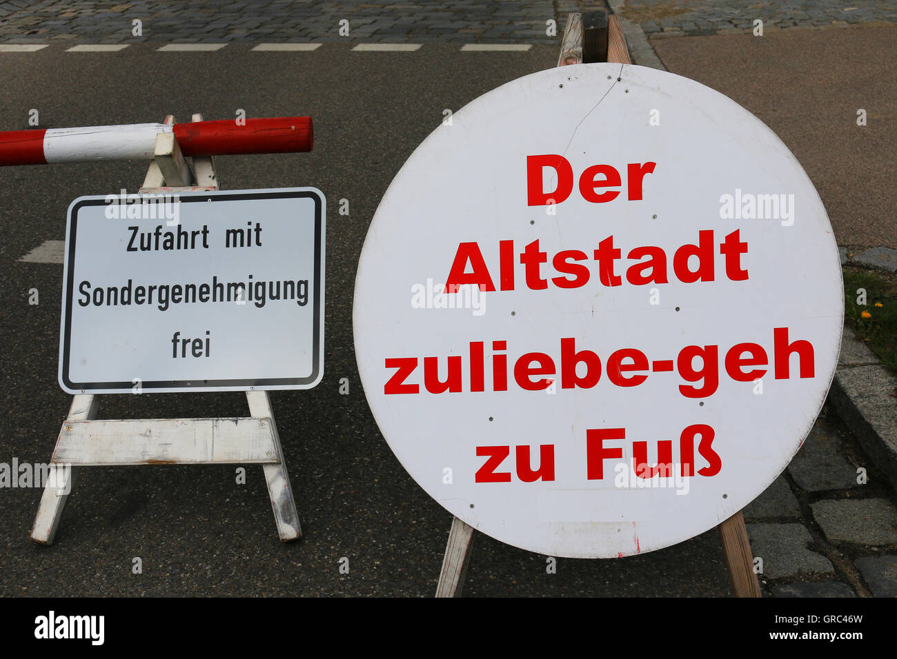 Fußgängerzone Stockfoto