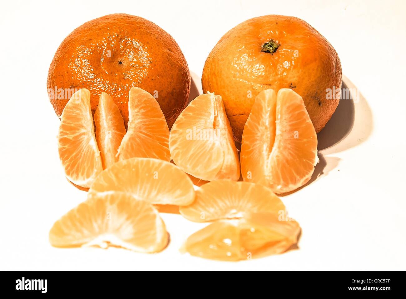 Obst Mandarinen Stockfoto