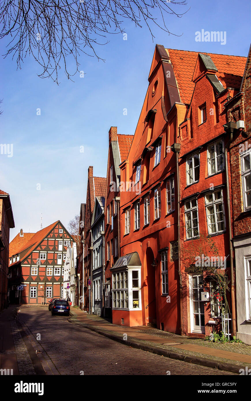 Lüneburger Altstadt Stockfoto