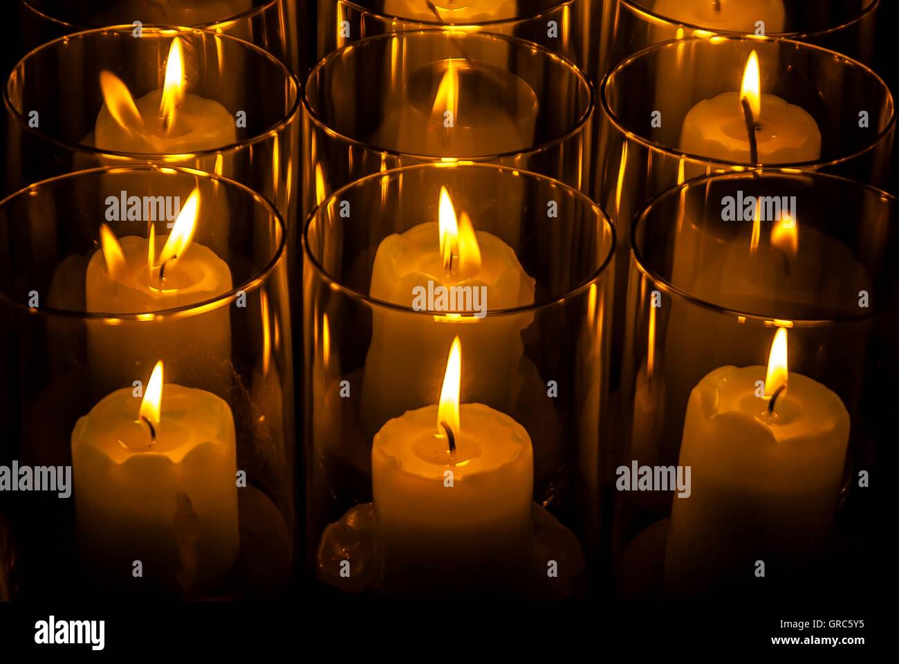 Kerzen-Nr. 2 Stockfoto