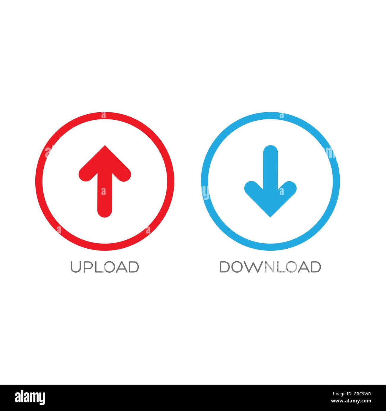 Download Icon Symbol Vektor hochladen Stock Vektor