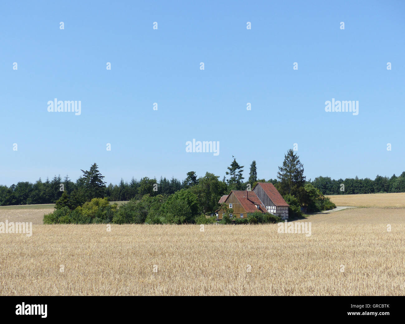 Malerisches Anwesen In oberen Franken, Bayern, Deutschland, Europa Stockfoto